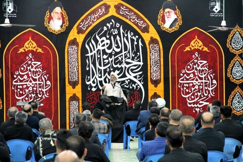مراسم عزای حسینی با سخنرانی دبیر شورای عالی انقلاب فرهنگی در شوش