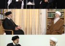 با حضور استاندار قم؛ رئیس جمهور با آیات عظام نوری همدانی، مکارم شیرازی و سبحانی دیدار کرد با حضور استاندار قم؛ رئیس جمهور با آیات عظام نوری همدانی، مکارم شیرازی و سبحانی دیدار کرد