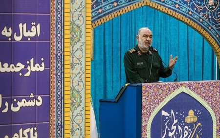 فرمانده کل سپاه: با طوفان الاقصی افسانه شکست ناپذیری رژیم صهیونیستی باطل شد / فلسطین بدون مشارکت هیچ قدرتی توانست ضربه هولناکی به دستگاه اطلاعاتی و ارتش رژیم صهیونیستی وارد کند فرمانده کل سپاه: با طوفان الاقصی افسانه شکست ناپذیری رژیم صهیونیستی باطل شد / فلسطین بدون مشارکت هیچ قدرتی توانست ضربه هولناکی به دستگاه اطلاعاتی و ارتش رژیم صهیونیستی وارد کند