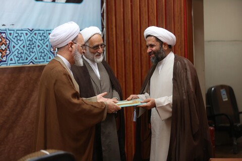 با حضور آیت الله اعرافی؛ معاونین جدید حوزه علمیه قم معارفه شدند