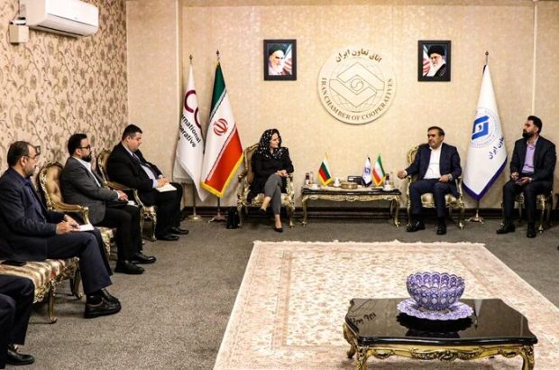 گسترش تعاملات اقتصادی در دیدار سفیر بلغارستان و رئیس اتاق تعاون ایران بررسی شد گسترش تعاملات اقتصادی در دیدار سفیر بلغارستان و رئیس اتاق تعاون ایران بررسی شد