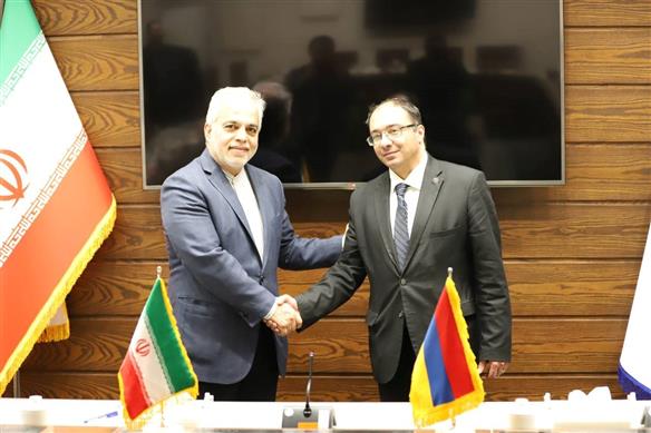 دیدار و گفتگوی رئیس مرکز روابط عمومی و امور بین‌الملل سازمان برنامه و بودجه با سفیر ارمنستان در تهران