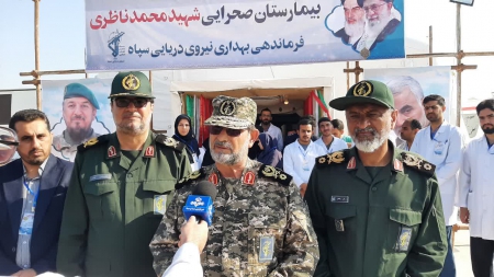 به همت نیروی دریایی سپاه صورت گرفت؛ افتتاح بیمارستان های صحرایی در استان هرمزگان به همت نیروی دریایی سپاه صورت گرفت؛ افتتاح بیمارستان های صحرایی در استان هرمزگان