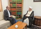 مشاورعالی وزیر فرهنگ با آیت‌الله سبحانی و آیت‌الله حسینی‌بوشهری دیدار کرد