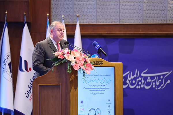 رئیس اتحادیه جهانی تعاون از دستاوردهای دومین همایش بینالمللی اقتصاد تعاونی ایران میگوید رئیس اتحادیه جهانی تعاون از دستاوردهای دومین همایش بینالمللی اقتصاد تعاونی ایران میگوید
