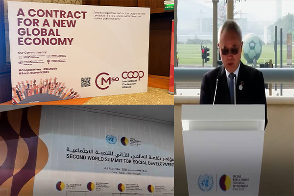 تقویت دیپلماسی تعاونی ایران در دوحه؛ حضور رئیس اتاق تعاون در مراسم جهانی اختتامیه سال جهانی تعاون